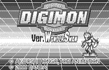 Digimon - Ver. WonderSwan Title Screen